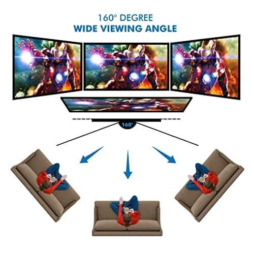Pyle Projection Screen 120'' | Outdoor & Indoor Foldable HD Matte White thumbnail 4