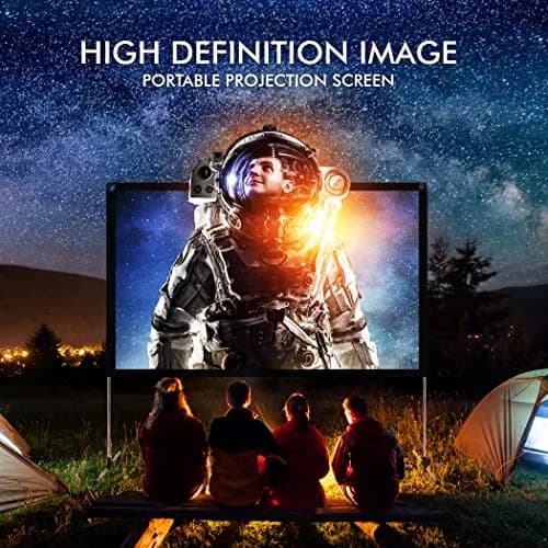 Pyle Projection Screen 120'' | Outdoor & Indoor Foldable HD Matte White thumbnail 5