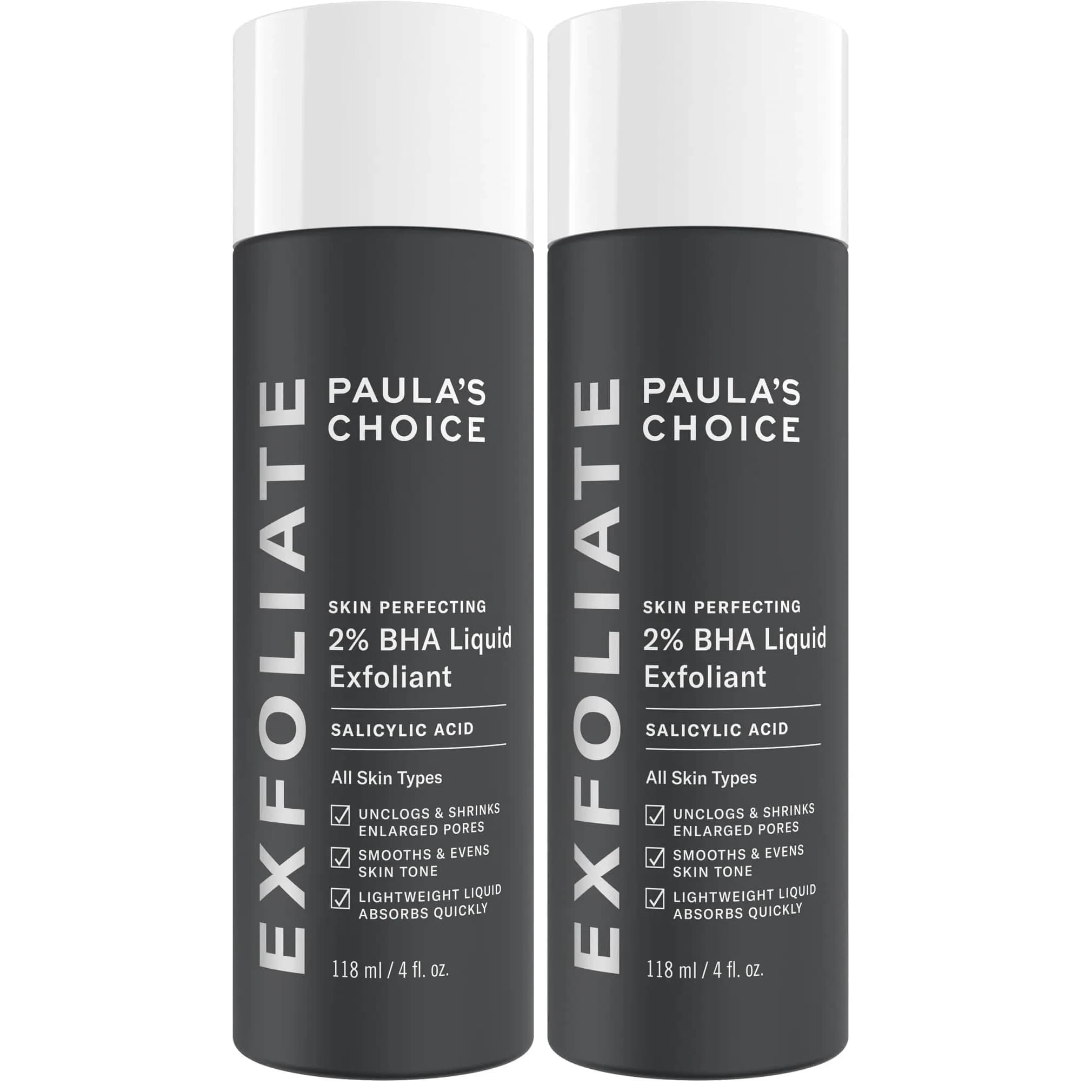 Paula's Choice SKIN PERFECTING 2% BHA Liquid Salicylic Acid Exfoliant 236ml (8 Fl Oz) | Gentle Non-Abrasive Leave-On Exfoliant
