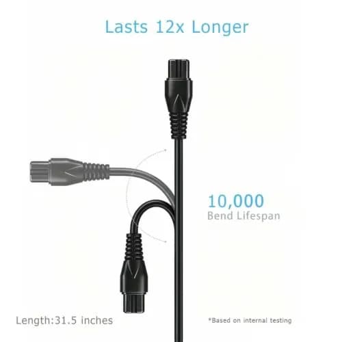 IWEEL Charger Cable for Electric Callus Remover for Feet | 0.8m High-Quality USB Cable thumbnail 2