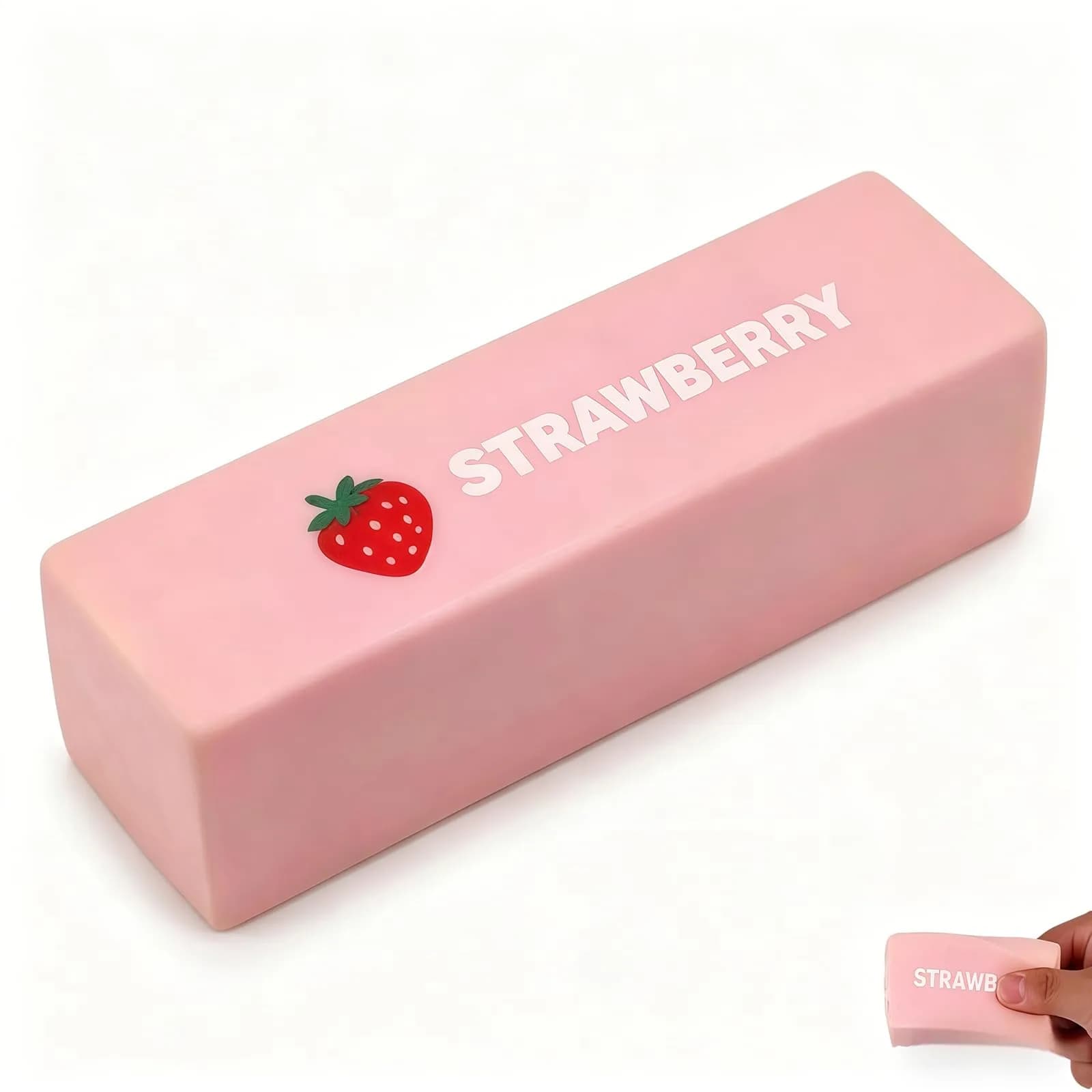 Generic Pink Butter Squeeze Stress Toy 14.5cm (5.71in) | Slow Rebound PU Toy for Kids - main product image