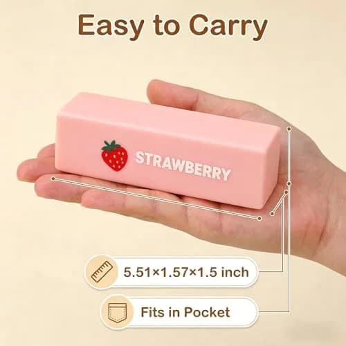 Generic Pink Butter Squeeze Stress Toy 14.5cm (5.71in) | Slow Rebound PU Toy for Kids thumbnail 2