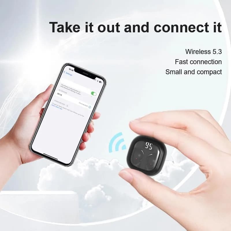 YXYKODM Ultra-Mini Invisible Sleep Earbuds Bluetooth 5.3 for Side Sleepers Small Ears | ENC Noise Cancelling, 20H Playtime thumbnail 4