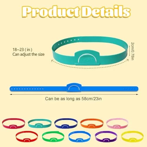 HOOJOJO 10 Pcs Guess Who Game Headbands (10 Colours) | Family & Party Game Accessory thumbnail 6