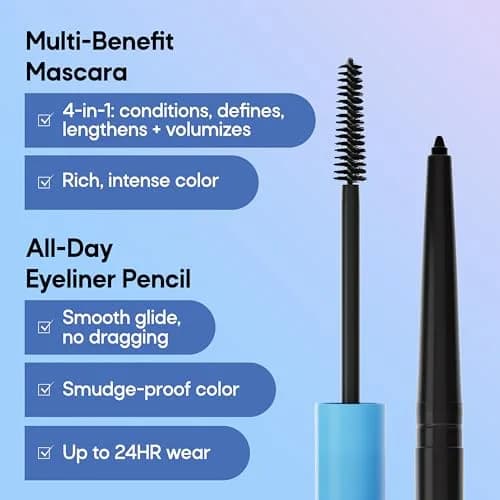 Almay All-Day Eyeliner Pencil - Black Amethyst | Waterproof Matte Finish Eyeliner, 0.01 oz thumbnail 2