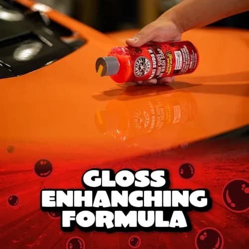 Chemical Guys Maxi Suds II Car Wash Soap & Chenille Mitt Bundle, Cherry Scent, 473ml (16 fl oz) | pH-Balanced, Scratch-Free Wash thumbnail 4