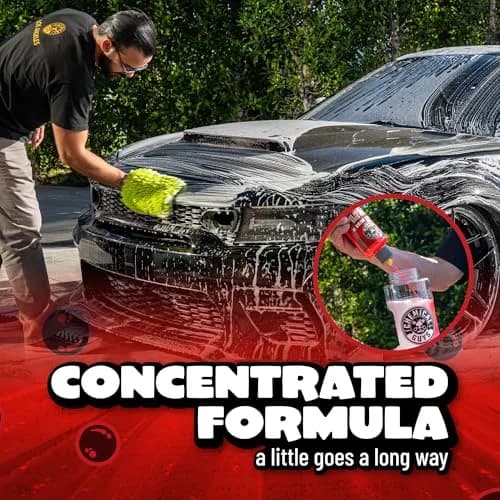 Chemical Guys Maxi Suds II Car Wash Soap & Chenille Mitt Bundle, Cherry Scent, 473ml (16 fl oz) | pH-Balanced, Scratch-Free Wash thumbnail 3