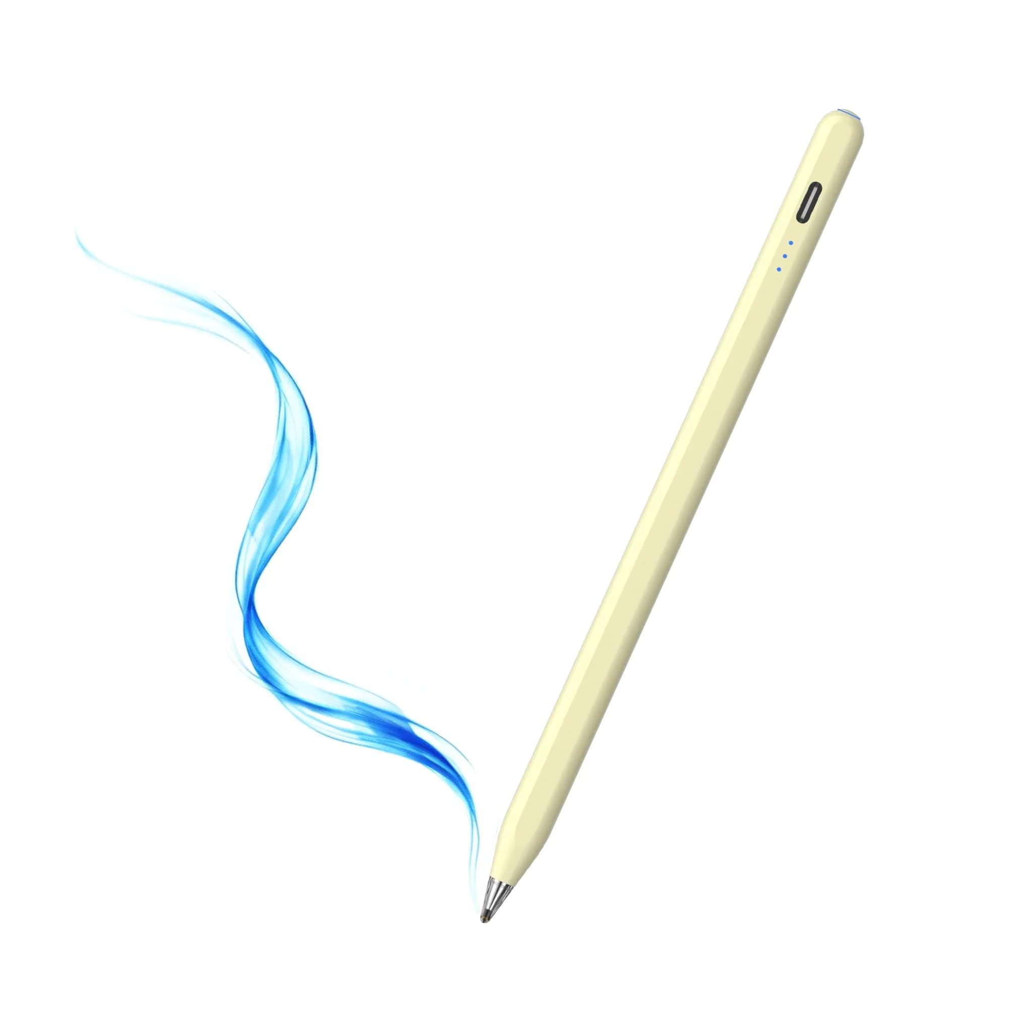 YJSK Rechargeable Stylus Pen for Samsung Galaxy Tab A11+/A11/A9+/A9 & Android Tablets, Precise Writing Pencil, 12-Hr Use, Auto Sleep, Pink — yellow
