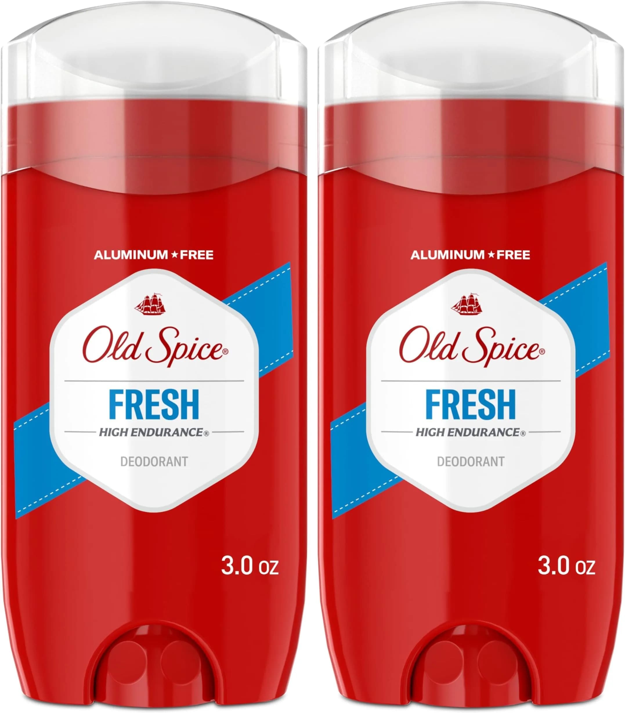 Old Spice High Endurance Aluminum Free Deodorant for Men, Fresh Scent, 6 oz (Pack of 2) | 48-Hour Odor Protection — 3 Ounce