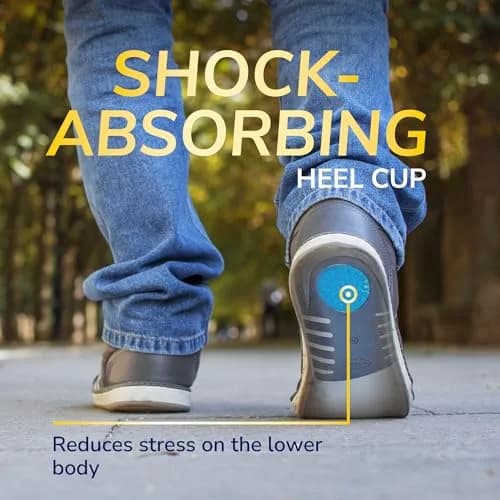 Dr. Scholl's Flat Feet Support Insoles for Men, Size 8-14 (12-Pack) | Arch Support for Overpronation thumbnail 5