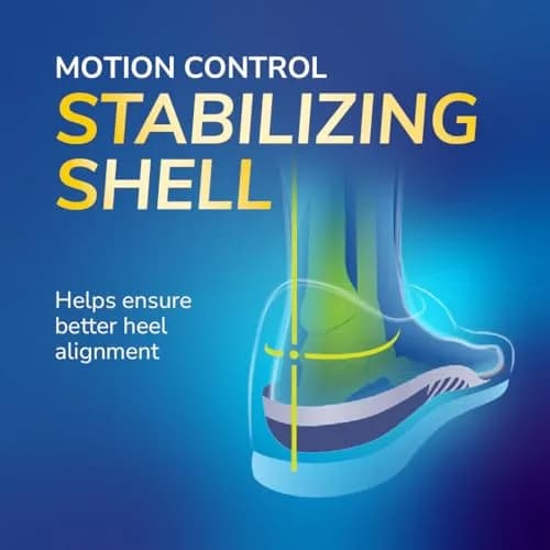 Dr. Scholl's Flat Feet Support Insoles for Men, Size 8-14 (12-Pack) | Arch Support for Overpronation thumbnail 6