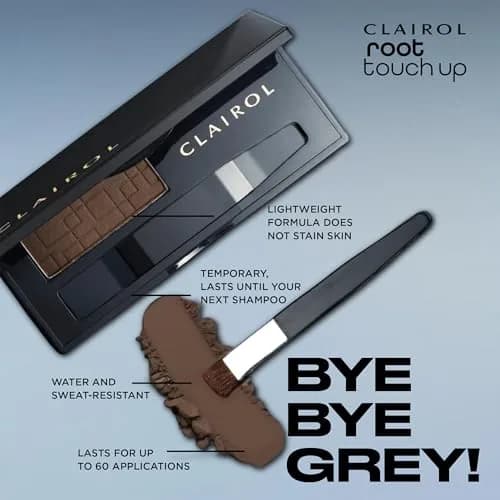 Clairol Root Touch-Up Temporary Concealing Powder, Dark Brown, Pack of 12 | Precision Gray Coverage for On-the-Go thumbnail 8