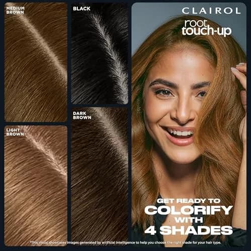 Clairol Root Touch-Up Temporary Concealing Powder, Dark Brown, Pack of 12 | Precision Gray Coverage for On-the-Go thumbnail 9