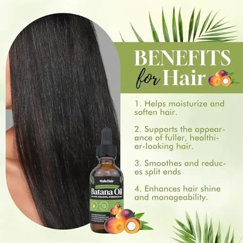 Dolahair Pure Batana Oil for Hair & Scalp 60ml (2.03 Fl Oz) | Natural Kernel Oil for Dry Hair Softness & Shine thumbnail 3