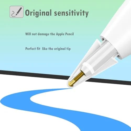 SIXFU Apple Pencil Tips Set | Durable Metal Tips for iPad Pencil (4 PCS) | Compatible with Apple Pencil Pro/USB-C/1st/2nd Gen thumbnail 3