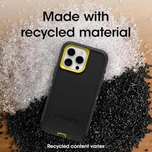 OtterBox Defender Series Case iPhone 15 Pro Max Night (Black & Yellow) | Rugged & Screenless thumbnail 9