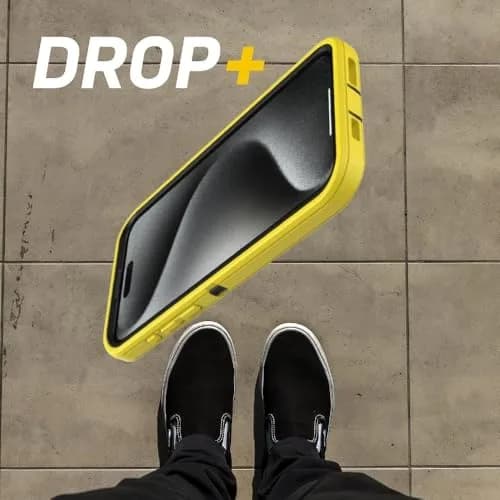 OtterBox Defender Series Case - Night Reverse (Yellow & Black) for iPhone 15 Pro Max | Rugged & Screenless thumbnail 8