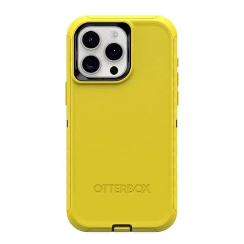 OtterBox Defender Series Case - Night Reverse (Yellow & Black) for iPhone 15 Pro Max | Rugged & Screenless thumbnail 3