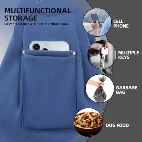 ARZQUT Dog and Cats Carrier Sling | Reversible Small Pet Carrier with Storage Pocket for Travel & Daily Use thumbnail 3