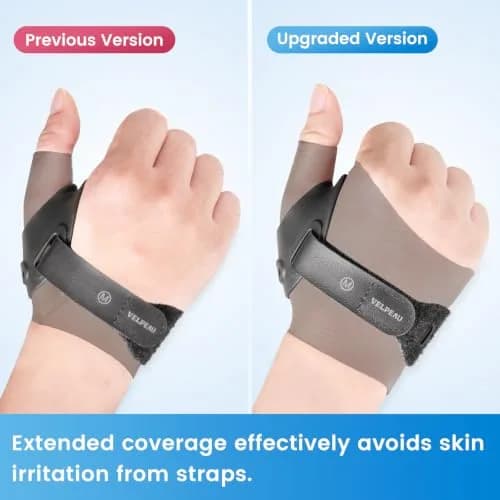 Velpeau Elastic Thumb Wrist Support Brace Large | Splashproof Compression Sleeve for Arthritis & Tendonitis thumbnail 4