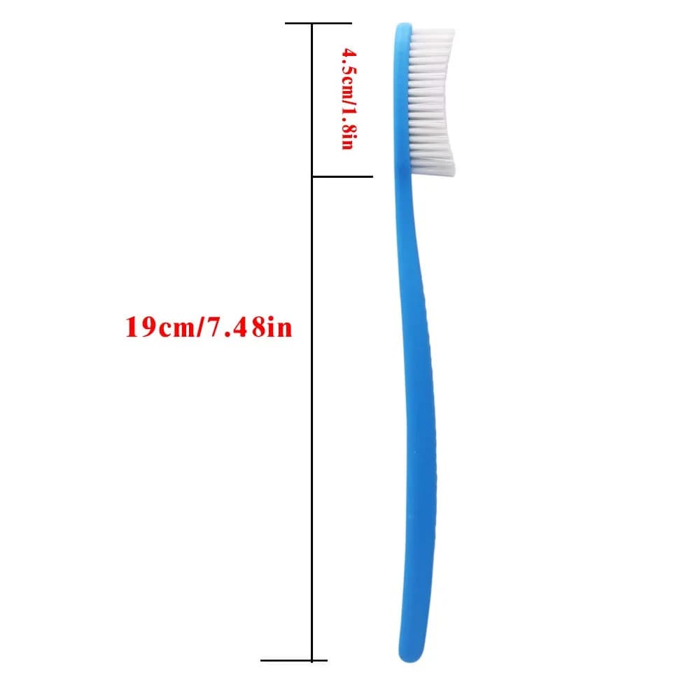 DR PERFECT Extra Hard & Firm Toothbrush Large Long Head Whitening Teeth Pack of 4 (Navy) | Heavy Stain Removal thumbnail 6