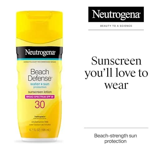 Neutrogena Beach Defense SPF 30 Lotion 200ml (6.7 Fl Oz) | Hawaii Reef Act 104 Compliant thumbnail 2