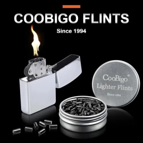 CooBigo Lighter Flints and Cotton Wicks Repair Kit (100 Flints, 20 Wicks) | Extend Lighter Life thumbnail 5