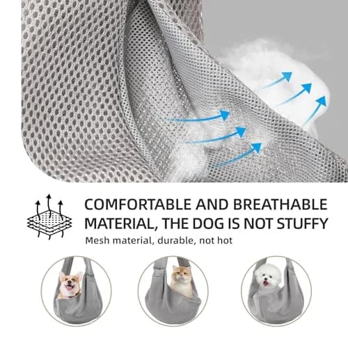 ARZQUT Dog and Cats Carrier Sling | Breathable Small Pet Carrier for Travel & Daily Use thumbnail 2