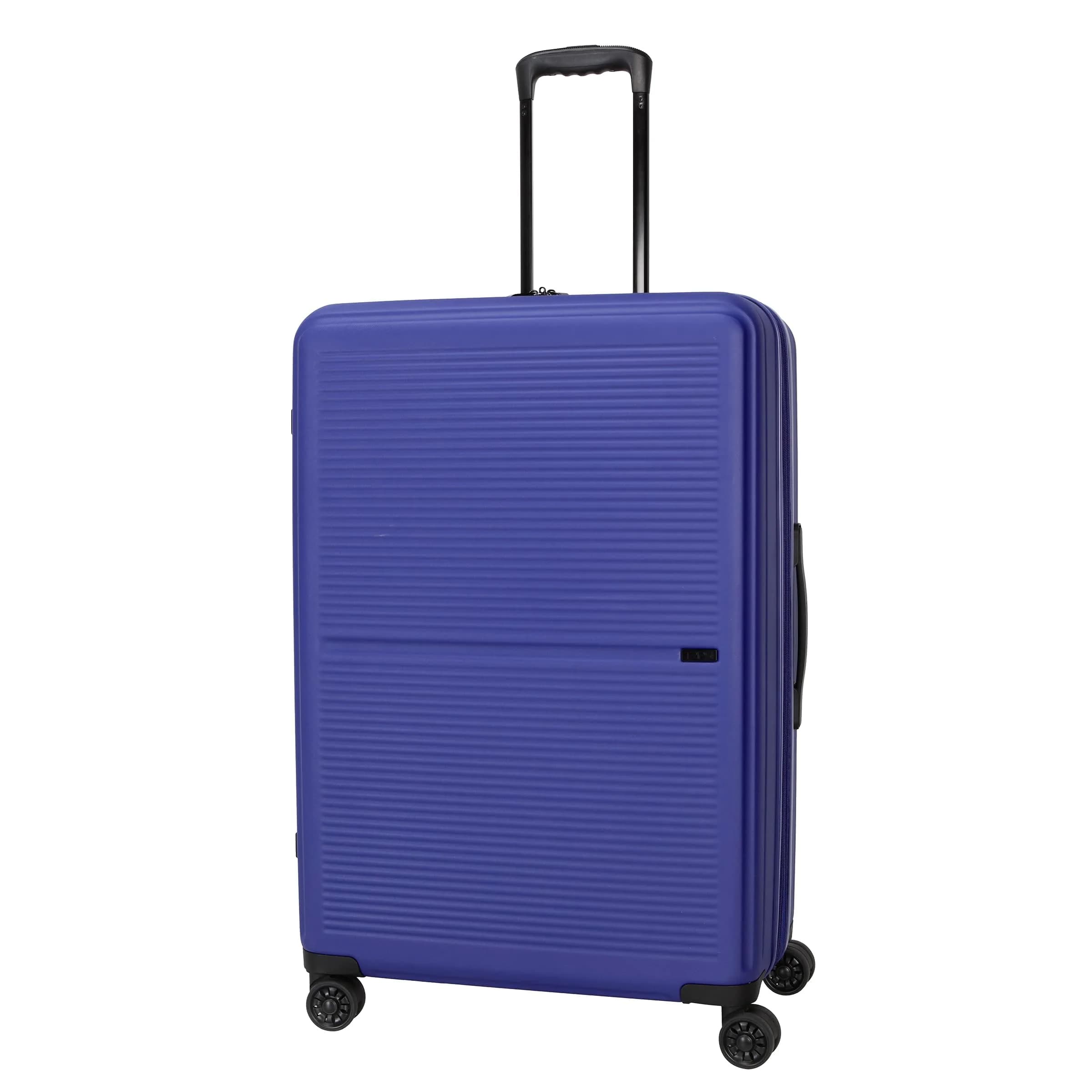 TRIPS AXIS 20-Inch Carry-On Lightweight Durable Hardside 8-Wheel Spinner Cabin Size Luggage, Asphalt | 20" Hard Shell with 8 Spinner Wheels — Navy / LARGE CHECKED
