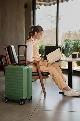 TRIPS EON 20-Inch Carry-On Lightweight Durable Hardside 8-Wheel Spinner Cabin Size Luggage, Ash Rose | 20" Hard Shell for Travel thumbnail 5