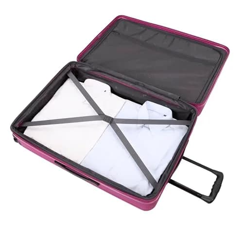 TRIPS AXIS 28-Inch Lightweight Durable Hardside Suitcase Deep Orchid | 8-Wheel Spinner with Tech-Ready Front thumbnail 5