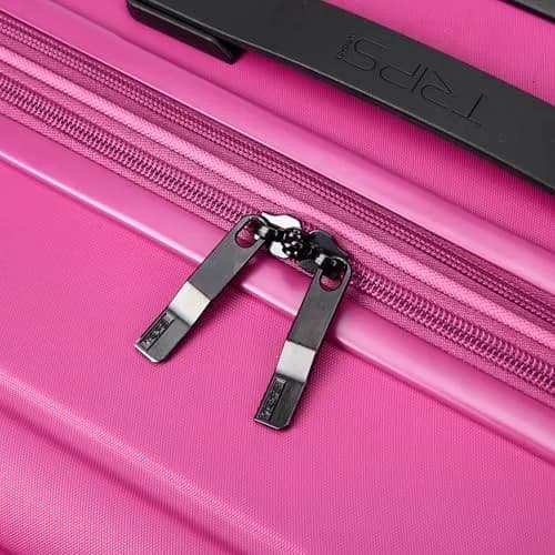 TRIPS AXIS 28-Inch Lightweight Durable Hardside Suitcase Deep Orchid | 8-Wheel Spinner with Tech-Ready Front thumbnail 3