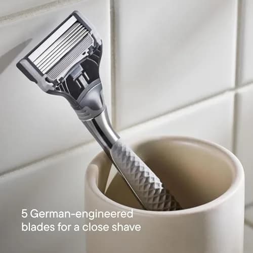 Harry's Original Razor Blades for Men - 24 Cartridges (4 Count, Pack of 6) | German Engineered 5-Blade Refills thumbnail 3