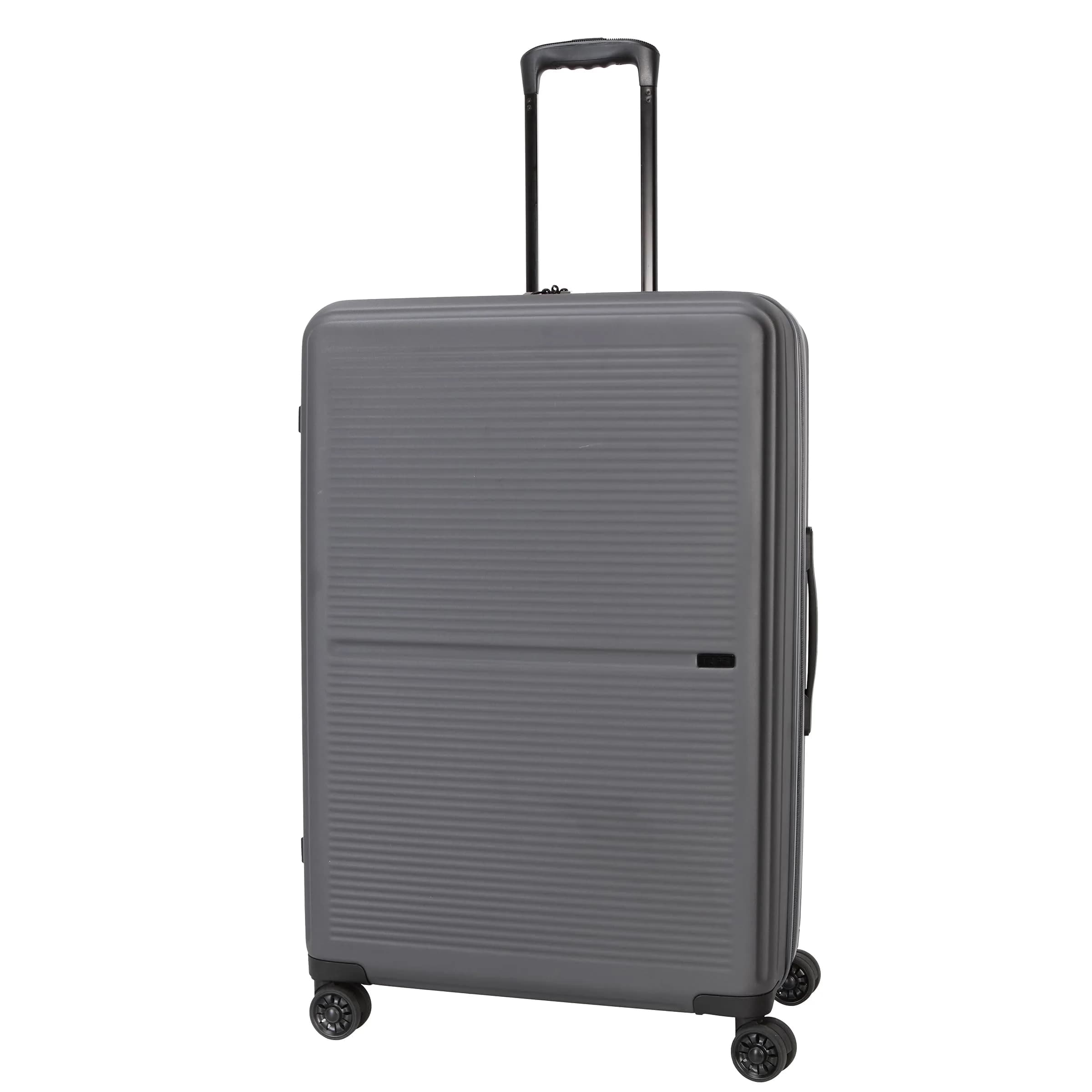 TRIPS AXIS 20-Inch Carry-On Lightweight Durable Hardside Luggage Deep Orchid | 8-Wheel Spinner Cabin Size — Asphalt