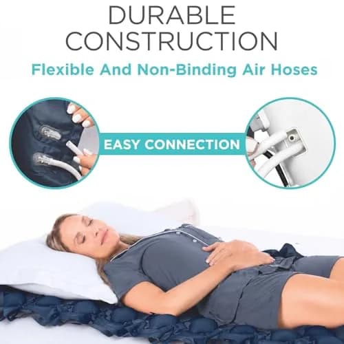 Vive Alternating Air Pressure Mattress Pad with Pump 203 cm (78 Inches) | Doctor Recommended for Bed Sore Relief thumbnail 9