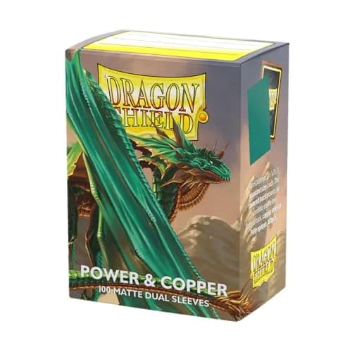 Dragon Shield Matte Dual Standard Size Card Sleeves 100ct (63x88 mm) | Power & Copper thumbnail 1