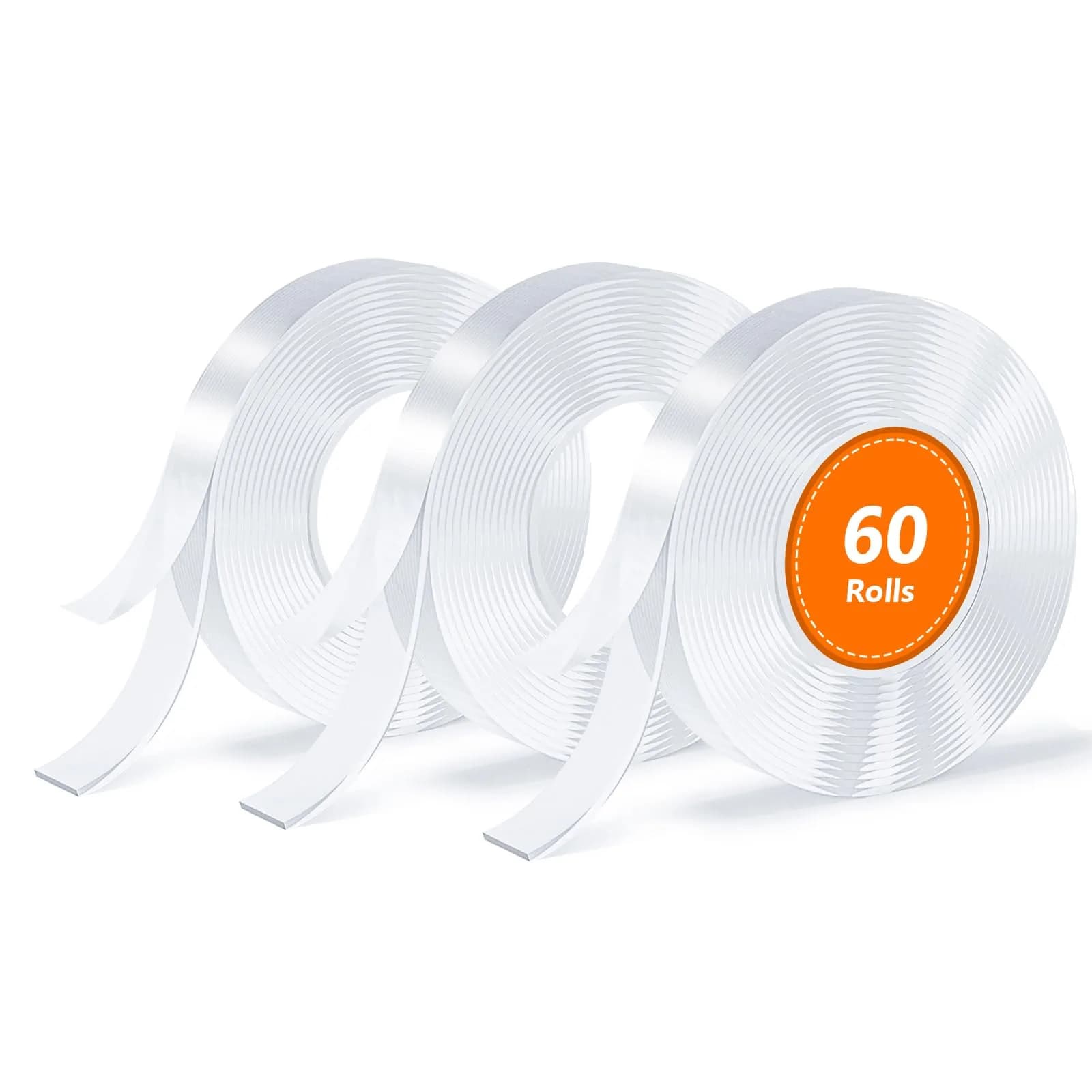SUTOUG Double Sided Nano Tape 3 Rolls | Traceless, Washable & Reusable Adhesive for Carpets & Walls — 9.85 Feet
