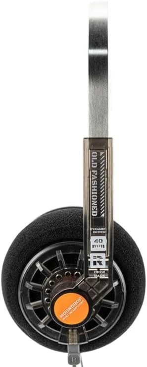 Moondrop Old Fashioned On-Ear Headphones Silver | 32Ω Impedance, 40mm Driver, 0.78mm 2pin Cable thumbnail 6