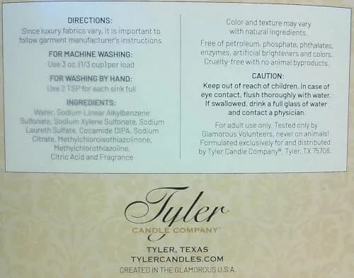 Tyler Candle Company Diva Liquid Laundry Detergent 473ml (16 Fl Oz) | Fragrance Focused Wash thumbnail 5