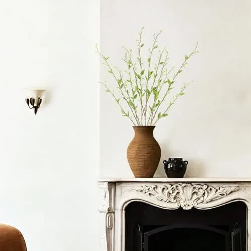 ACRYCS Artificial Branches with Leaves Green 37" (94cm) Faux Greenery Stems, Pack of 4 | Realistic Silk Foliage for Tall Vases thumbnail 5