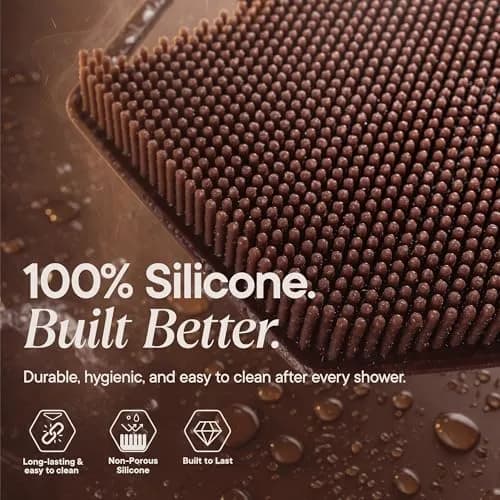 TOOLETRIES Silicone Body Scrubber 2.0 | Deep Cleaning & Exfoliation with Longer Bristles thumbnail 6