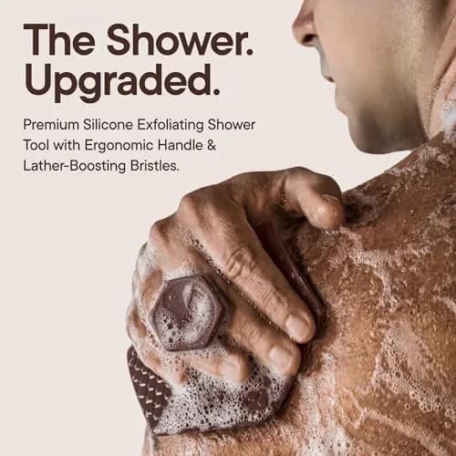 TOOLETRIES Silicone Body Scrubber 2.0 | Deep Cleaning & Exfoliation with Longer Bristles thumbnail 2