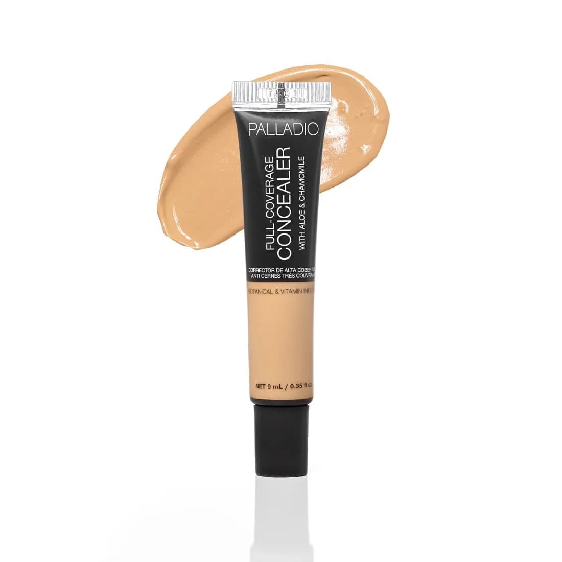 Palladio Full Coverage Concealer Creamy Face & Under Eye Formula 10g (0.35 oz) | Evens Skin Tone & Disguises Dark Circles - main product image