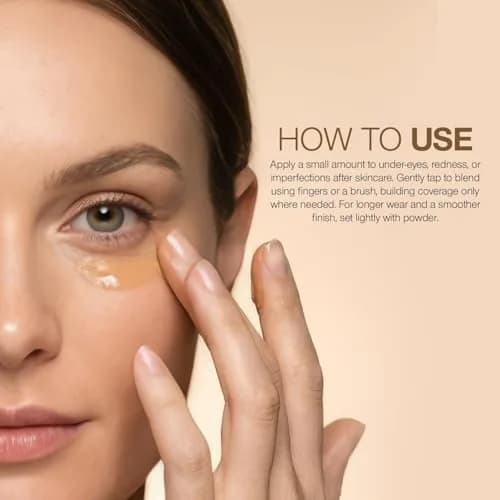 Palladio Full Coverage Concealer Caramel Drizzle 10g (0.35 oz) | Flawless Skin & Hydration thumbnail 8
