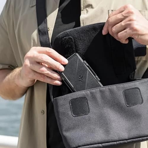 JJC Olive Green 36-Slot Memory Card Case | Water-Resistant & Anti-Shock for 12 SD + 24 Micro SD Cards thumbnail 8
