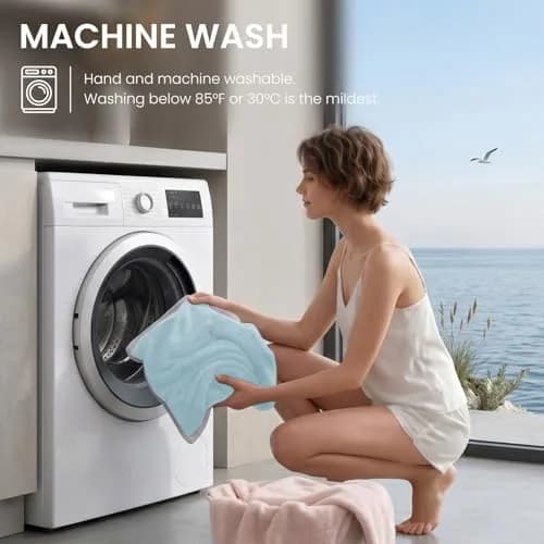 Topcee Cooling Blanket Queen Size 213x213 cm (90"x90") | Breathable, Lightweight, Q-Max > 0.5 thumbnail 8