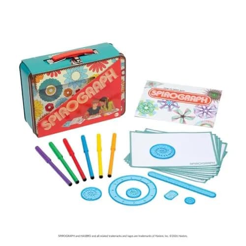 Spirograph Retro Lunchbox Art Kit | Ages 8+ | 21.6cm (8.5in) Length thumbnail 3