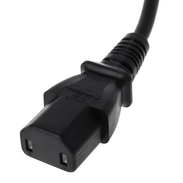 TPLTECH 10ft 2 Prong Power Cord | IEC320 C17 to NEMA 1-15P Replacement Cable thumbnail 4