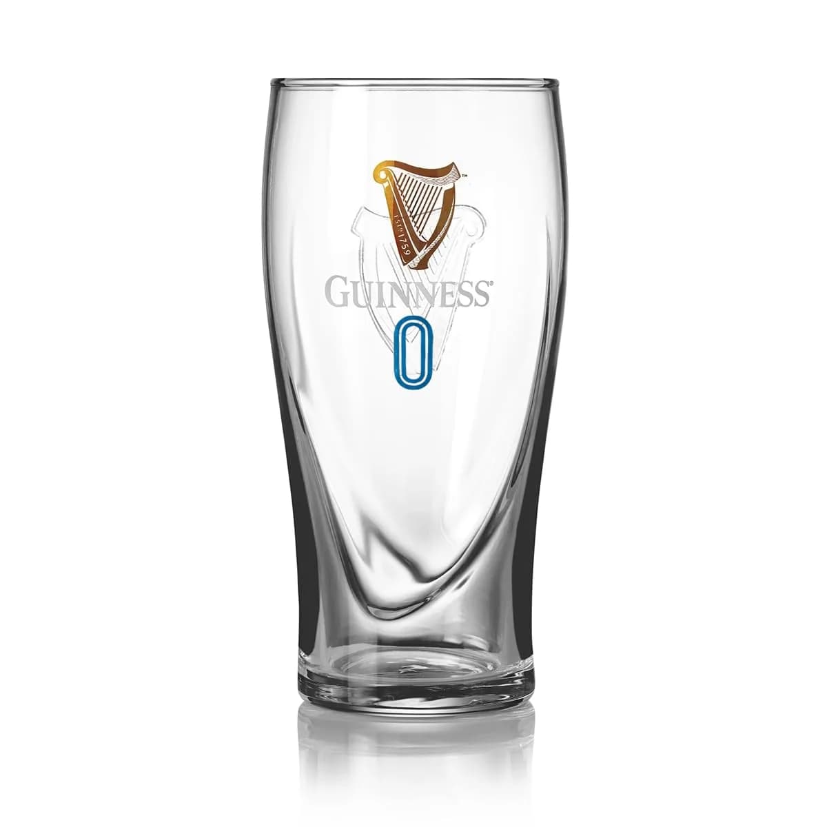 Guinness Gravity Official Beer Pint Glass 591ml (20 Fl Oz) | Authentic Irish Barware — Zero Design / 20 Ounces