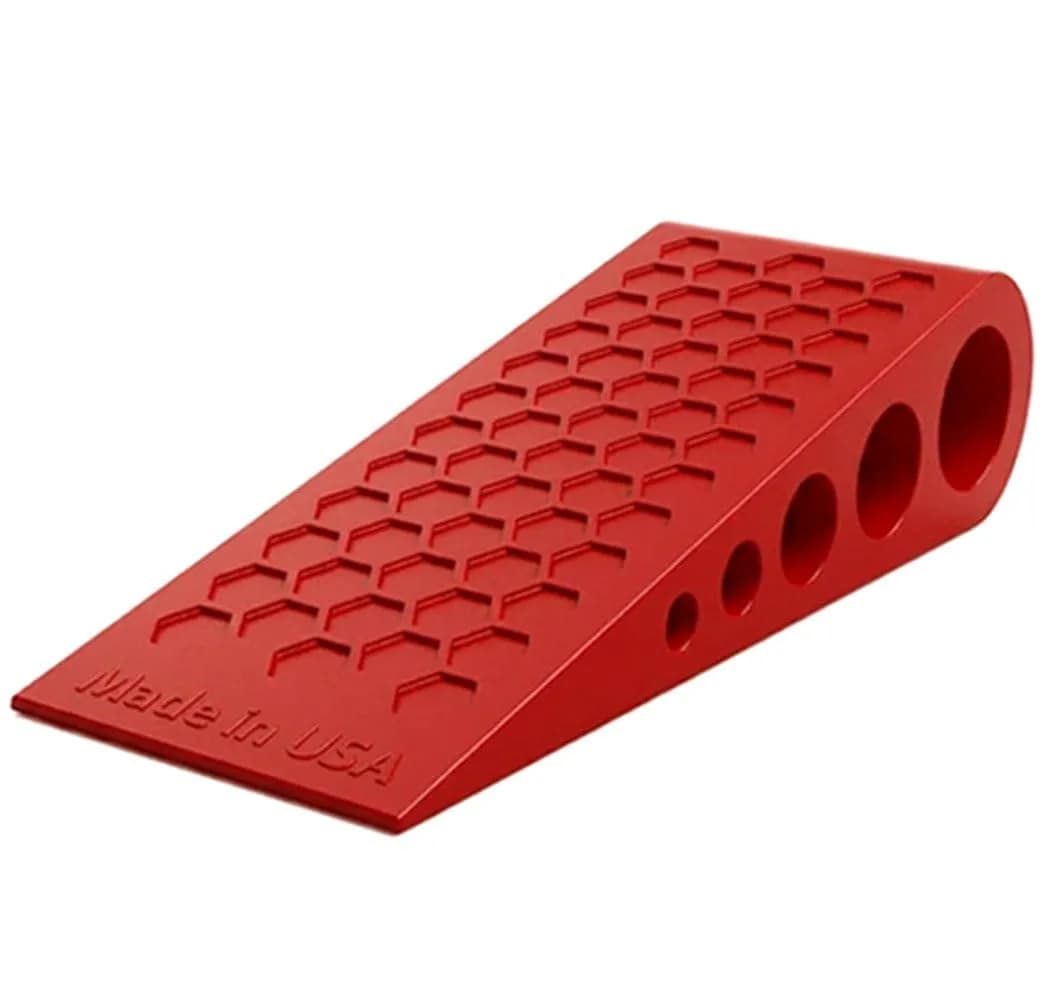 suspension dudes Red Door Stop Wedge 13.3cm (5.24in) | Heavy Duty Rubber for All Floors